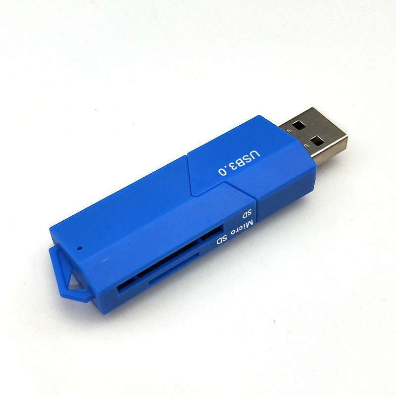 Производитель оптом USB3.2 кард-ридер выдвижная крышка SD карт TF карта двойной режим высокоскоростное чтение и запись поддерживает 2T