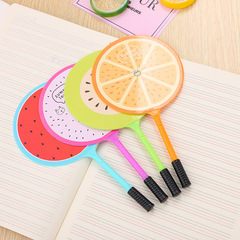 Creative Cartoon Fruit Fan Pen Cute Learning Stationery Ballpoint Pen Advertising LOGO Student Gifts Prizes Wholesale