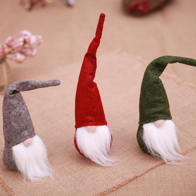 Christmas decorations faceless doll European and American style Old Man doll ornaments children's creative plush toys_voghion.com