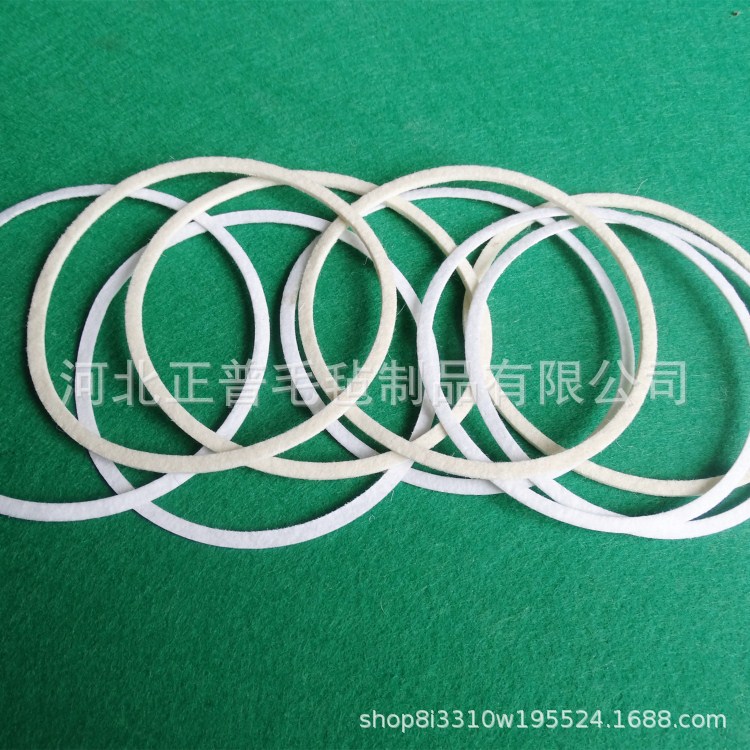 按图纸制作羊毛毡垫 工业密封异形毛毡垫片 吸油毛毡垫 羊毛垫圈