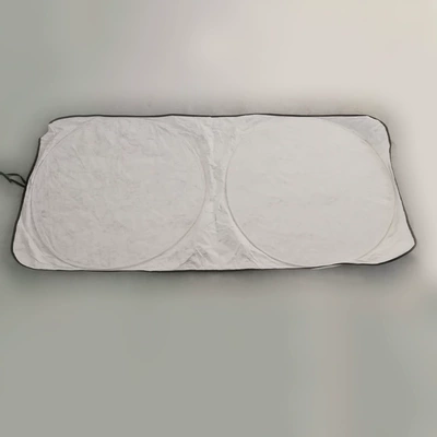 Sun block car front block can be printed logo DuPont car sunshade color printing Tyvek DuPont double ring sunshade (Sun shade)