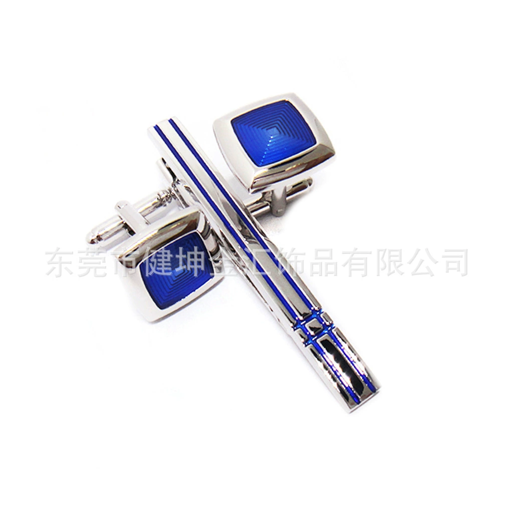 Blue enamel, tie, (Physicals), simple and elegant design