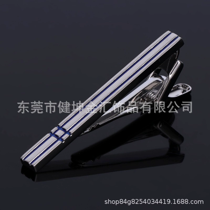 Blue enamel, tie, (Physicals), simple and elegant design