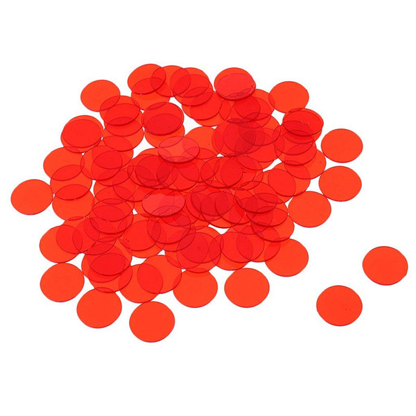Plastic transparent game currency
