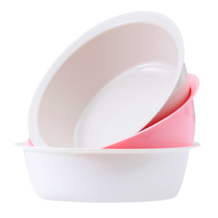 Large Basin Baby Baby Bath Basin Plastic Basin Thickened Laundry Basin Newborn Children's plus size Large Basin