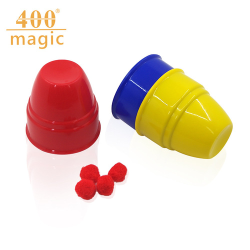 Environmentally friendly Three Immortals Return to the Cave Three Cup Magic Balls Three Immortals Cup Manufacturer Magic Toys Self-Produced Magic Props
