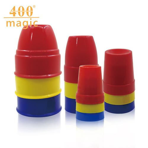 Environmentally friendly Three Immortals Return to the Cave Three Cup Magic Balls Three Immortals Cup Manufacturer Magic Toys Self-Produced Magic Props