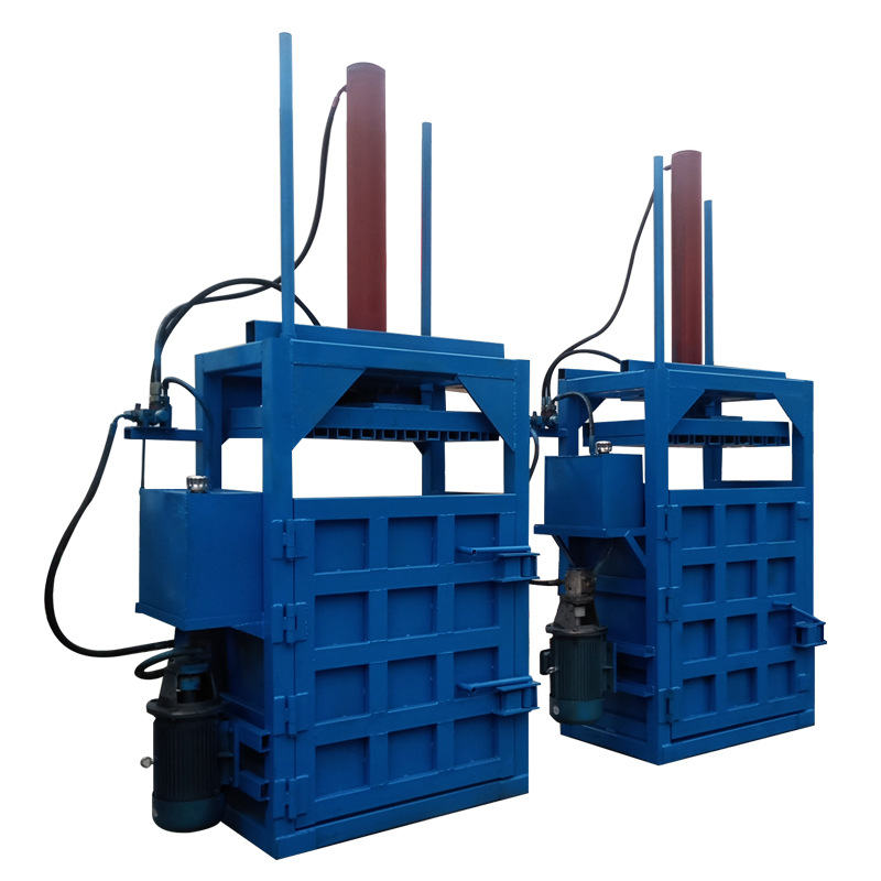 服装液压打包机生产厂家  废旧塑料液压打包机 尼龙绳捆扎打包机