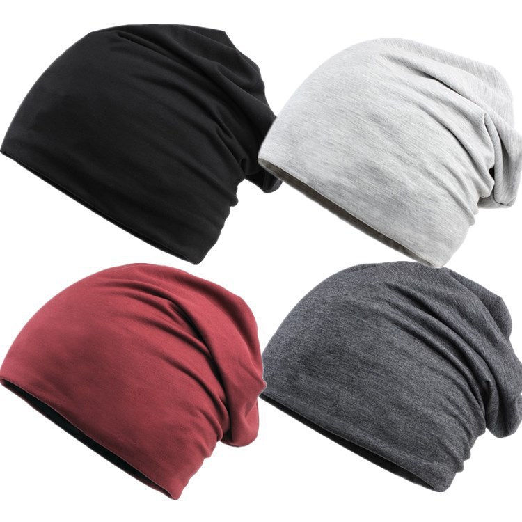 Unisex moška in ženska jesensko-zimska modna pulover kapa večnamenska kapa z naramnico, dvojna kapa z mesecem_voghion.com