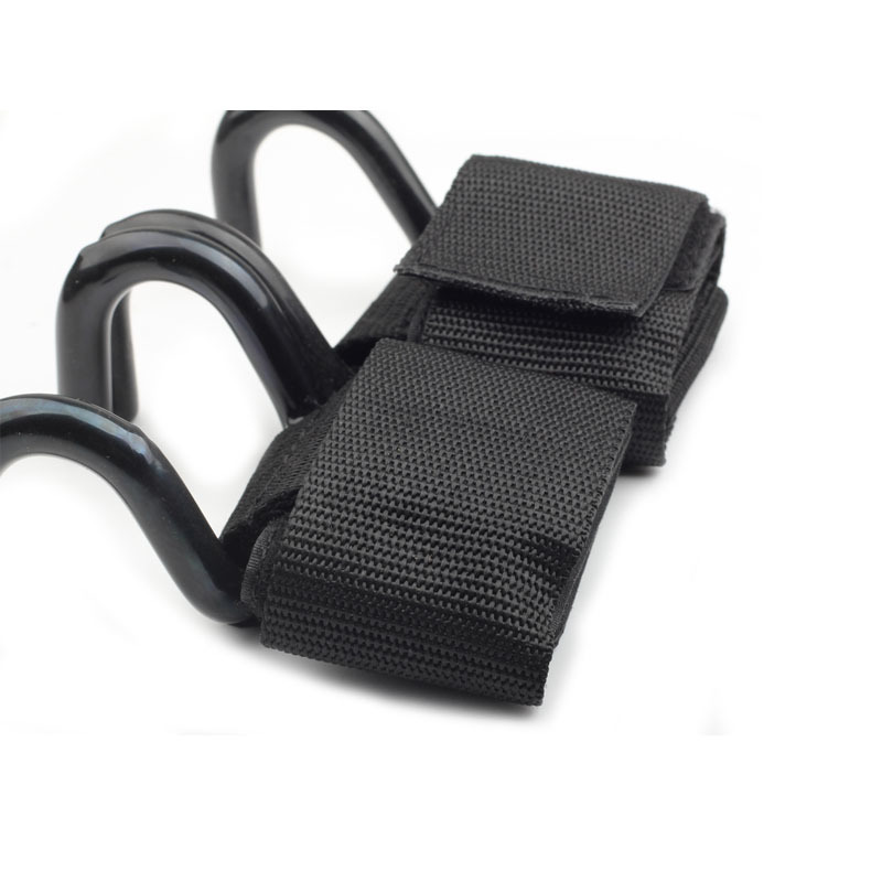 Fitness profesional levantamiento de pesas de acero gancho de refuerzo agarre correa de muñeca pull-up entrenamiento de fuerza guantes auxiliares gancho