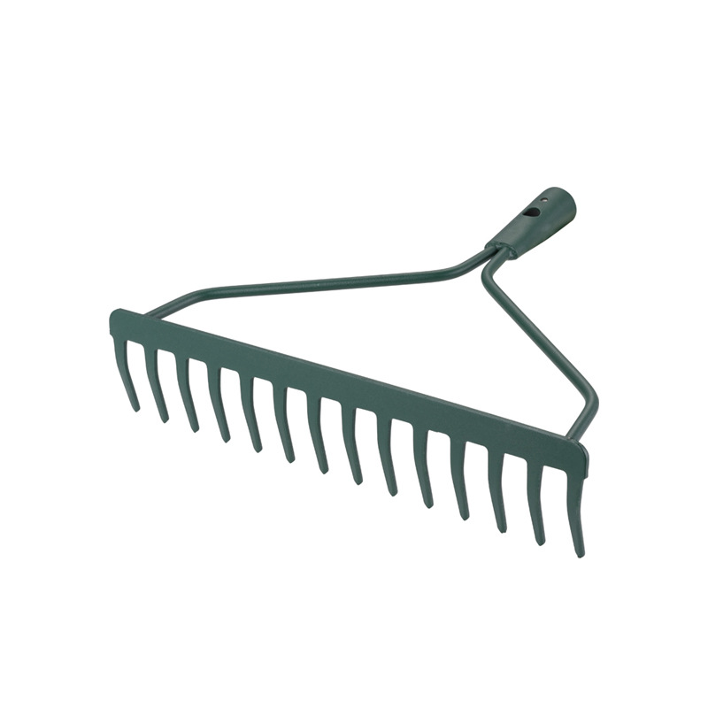 厂家批发加厚园林耙子工具钢锄耙 多种型号8-20齿农用钉耙