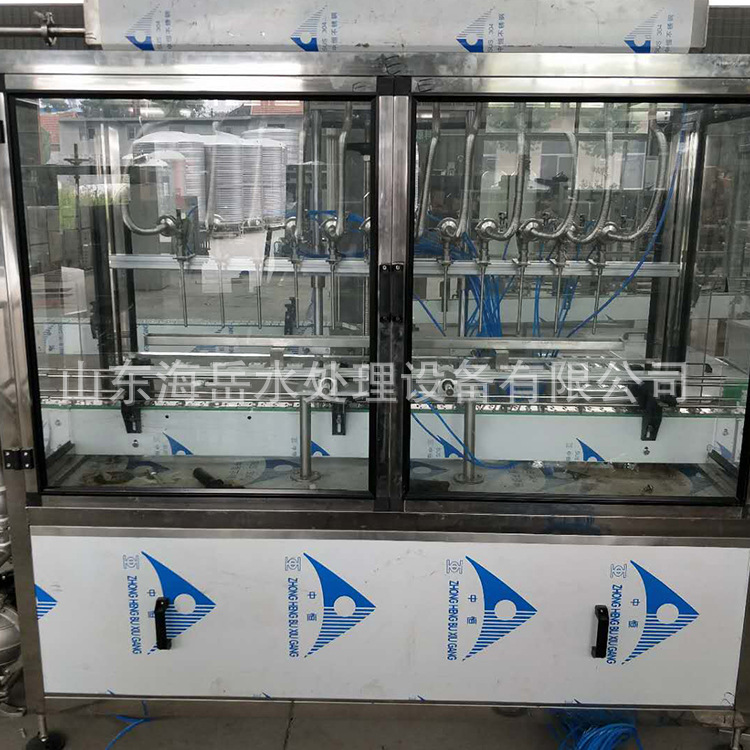 Haiyue water treatment three-in-one automatic small bottle water filling machine small bottle pure water filling production line