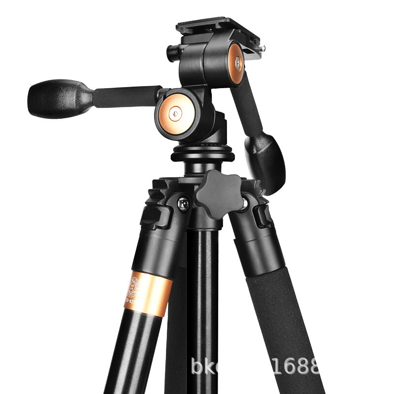 轻装时代Q620稳重三脚架摄像机DV专业摄影三维云台观鸟录像稳定架