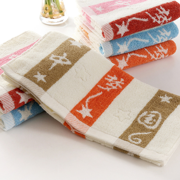 Manufacturer Supplies Weak-Twist Jacquard Chinese Dream Towels, Soft and Absorbent, Labor Protection Gifts, Towel Wholesale for Home Use