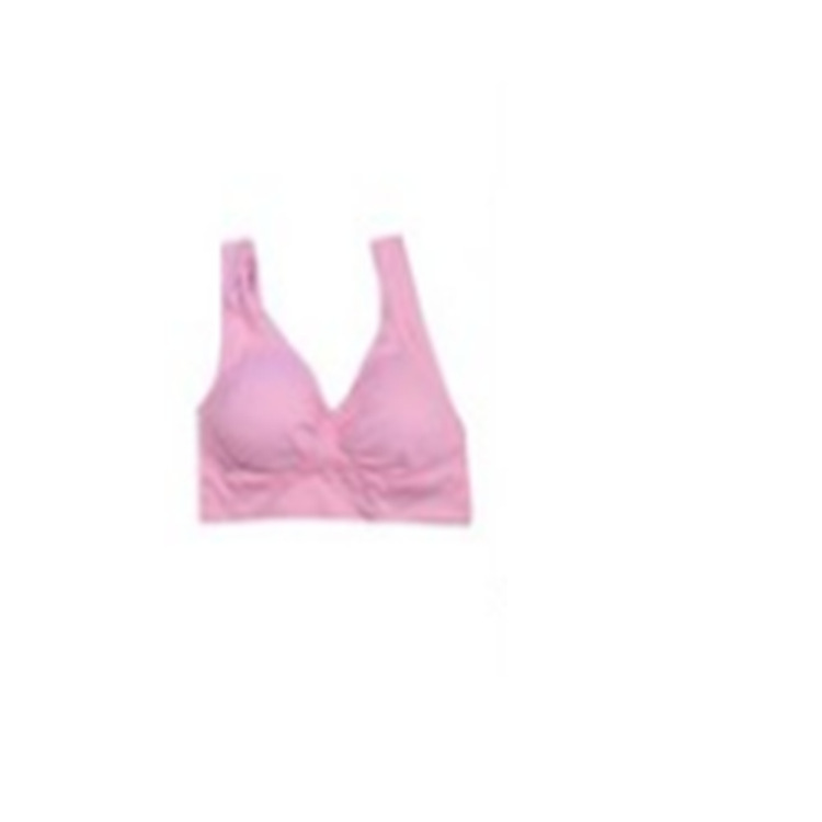 Transfronterizo más tamaño de las mujeres corriendo yoga deportes sujetador AH BRA ropa interior deportiva sola capa sin almohadilla de pecho