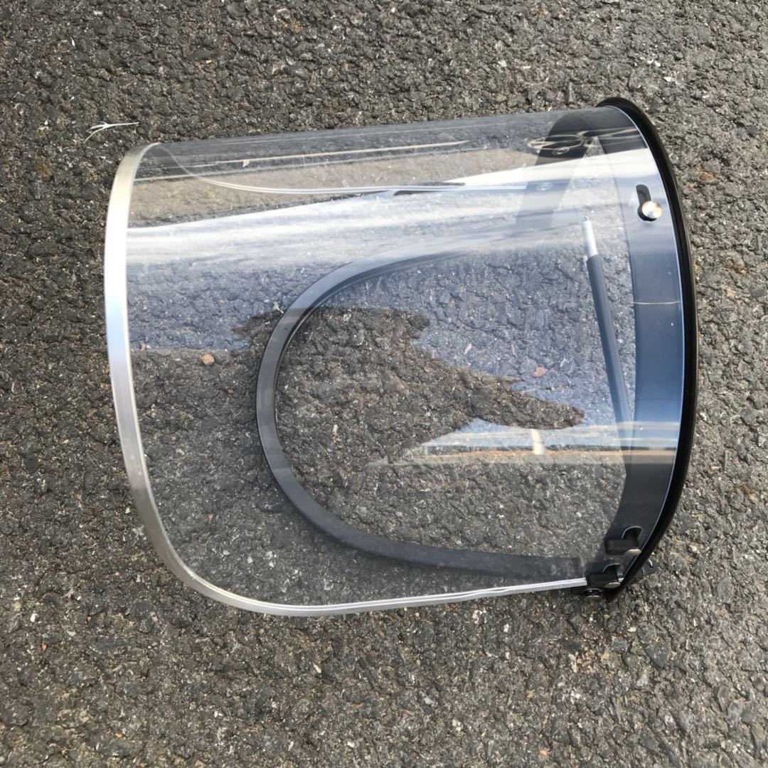 透明面屏防飞溅 配安全帽防护面罩支架面屏防冲击