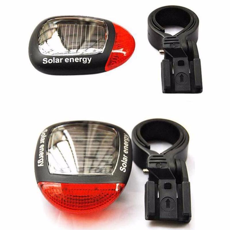Bicycle Light new 2led solar charging warning cycling light mountain bike accessories bicycle taillight Bicycle Light new 2led solar charging warning cycling light mountain bike accessories bicycle taillight