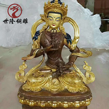 藏佛 铜佛像生产厂家 中式藏传佛像金刚萨埵 剑文殊纯铜佛像批发