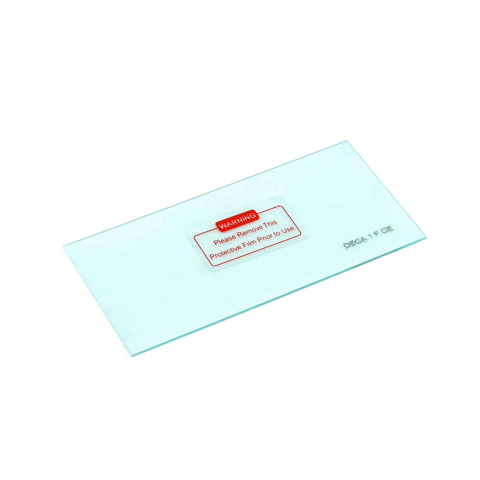 自动变光焊帽外保护片100*47mm 透明色 可更换 可制尺寸大小