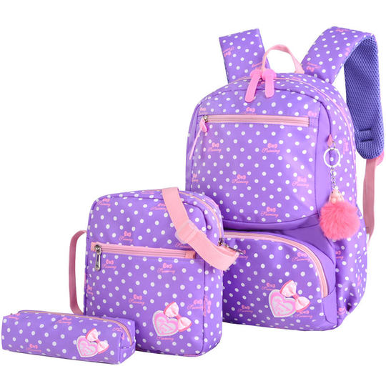 Children's 1-3-4-6 Grade 7-9-12 Year Old Schoolbag Primary School Girl's Korean-style Cute Princess Backpack