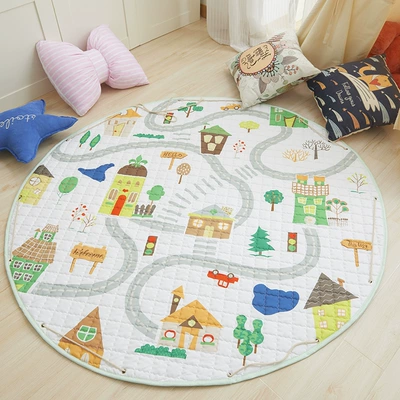 Floor Mat Round Outing Kidsren, Avtomobil döşəmə paspasları - travel-15-m-diameter-round-storage-mat
