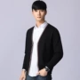 长袖v领外贸撞色毛衣