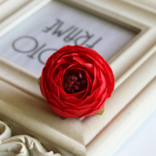 DIY handmade garland materials, simulated rose heads, European retro camellia buds, forest-style sugar box gift box accessories