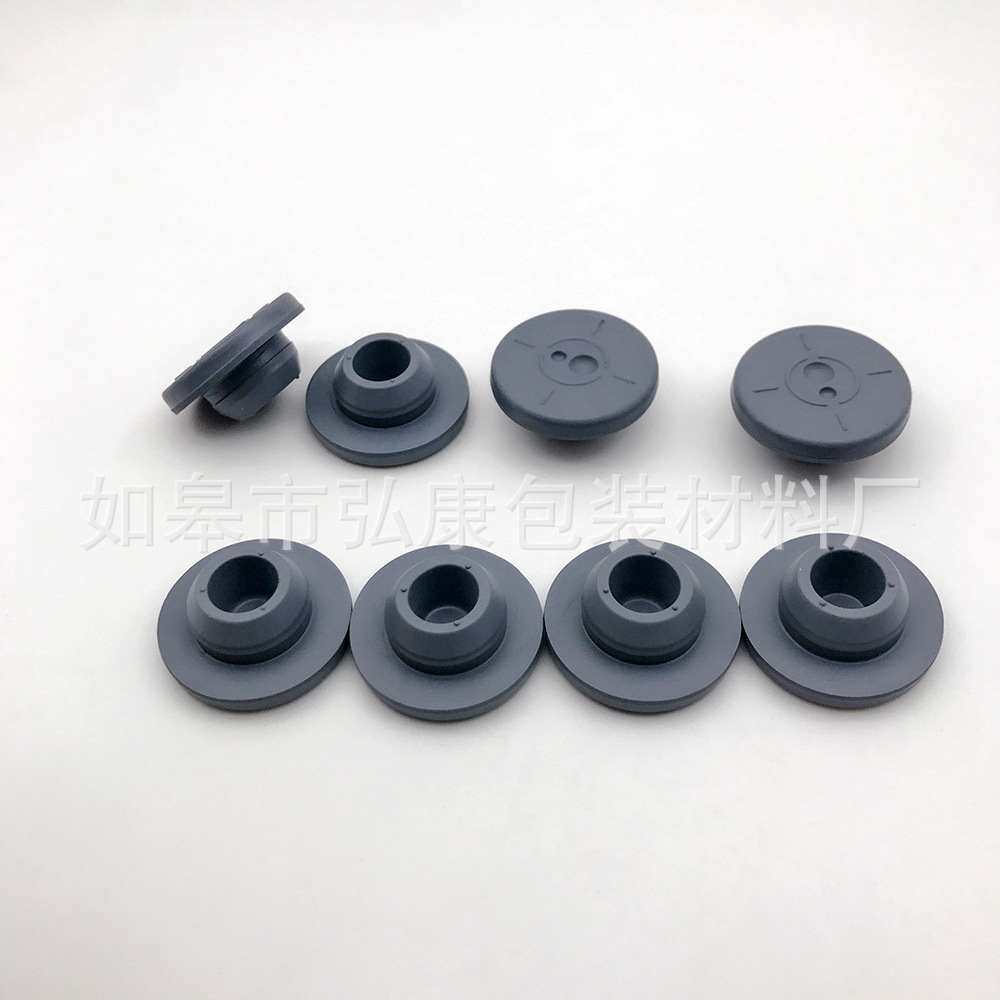 厂家供应26mm平口丁基胶塞胶塞 平口丁基胶塞