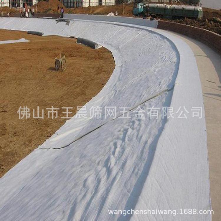 广东渗水聚酯无纺布 石笼网用土工布缝织聚酯布  玻纤布厂家批发