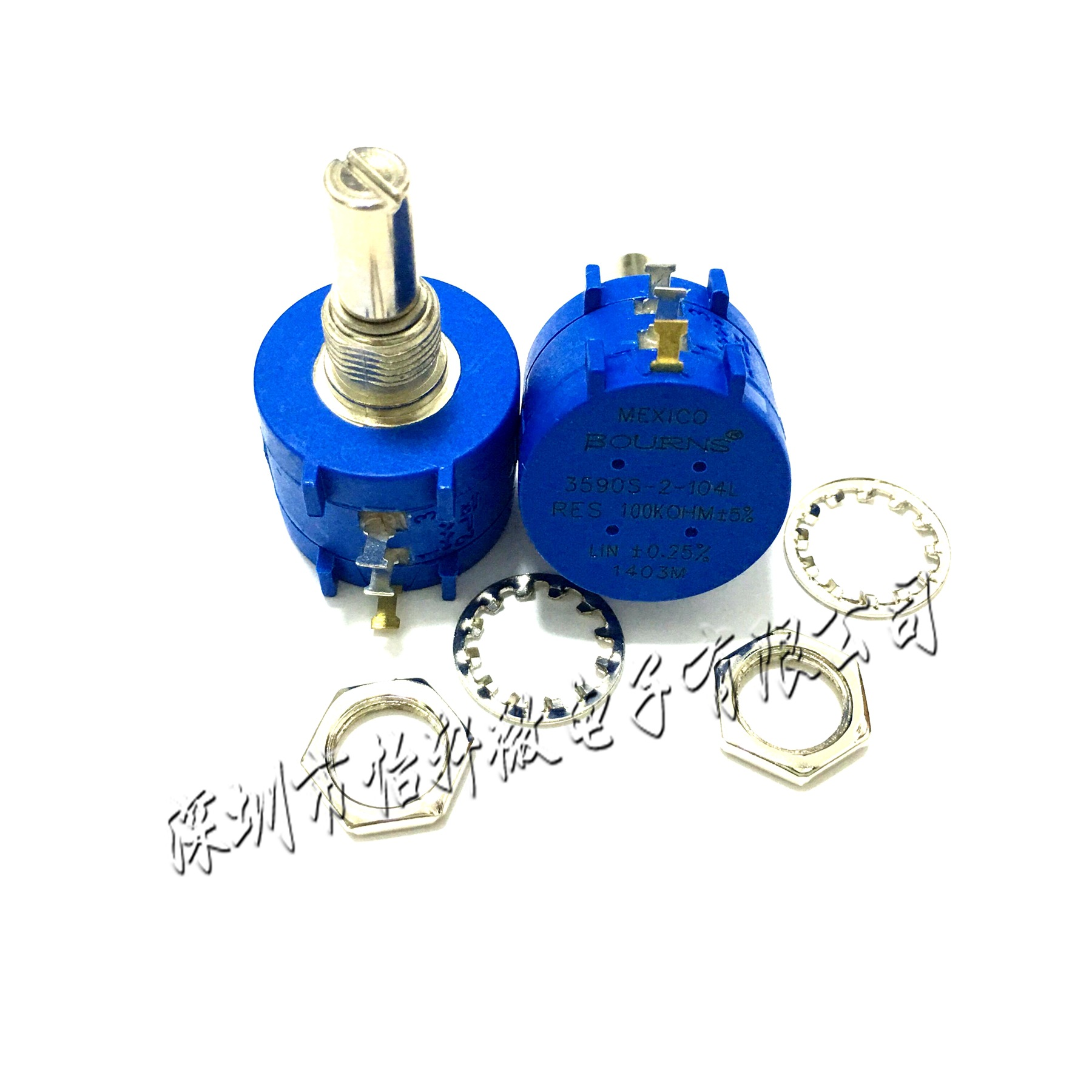 3590S-2-104L 100K欧 2W 精密多圈电位器 国产BOURNS全新现货