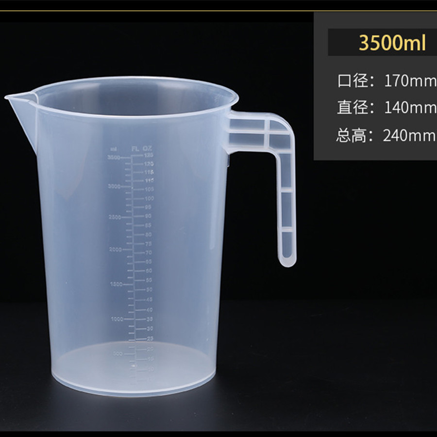 Fabricante de suministro directo de tazas de medición de plástico con escala de cocina horneado taza de medición de gran capacidad 250 - 5000mL