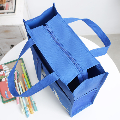 2020 New Large Capacity Canvas Tote Bag for Primary and Secondary School Students to Carry Tutorial Bag, Document Homework Art Tutorial Bag
