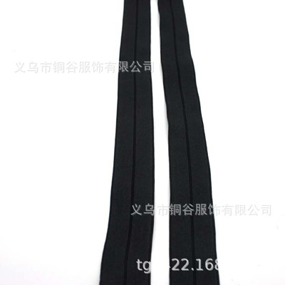 厂家直销 袖套松紧带 白色黑色 走马跑马松紧带 窄边松紧带1.2CM