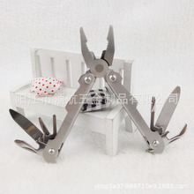 多功能不锈钢工具刀钳 折叠式钳子 中号凤尾钳  户外多用钳子