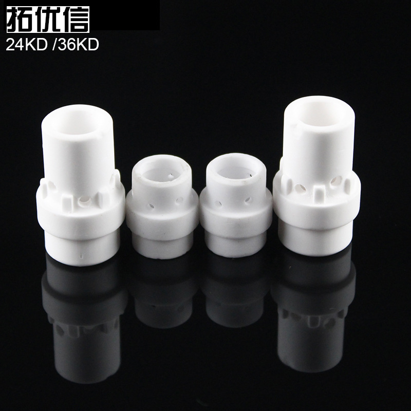 拓优信CO2气保焊机气体保护焊接分流器分配器瓷嘴宾采36KD