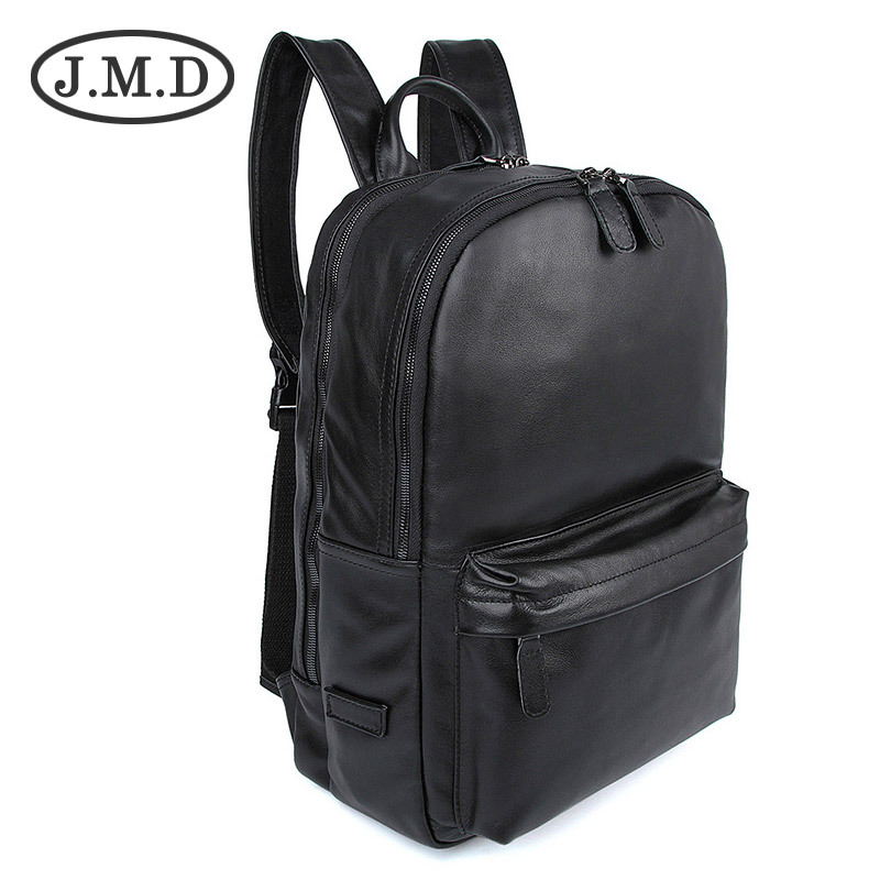 Men's fashionable leather backpack
