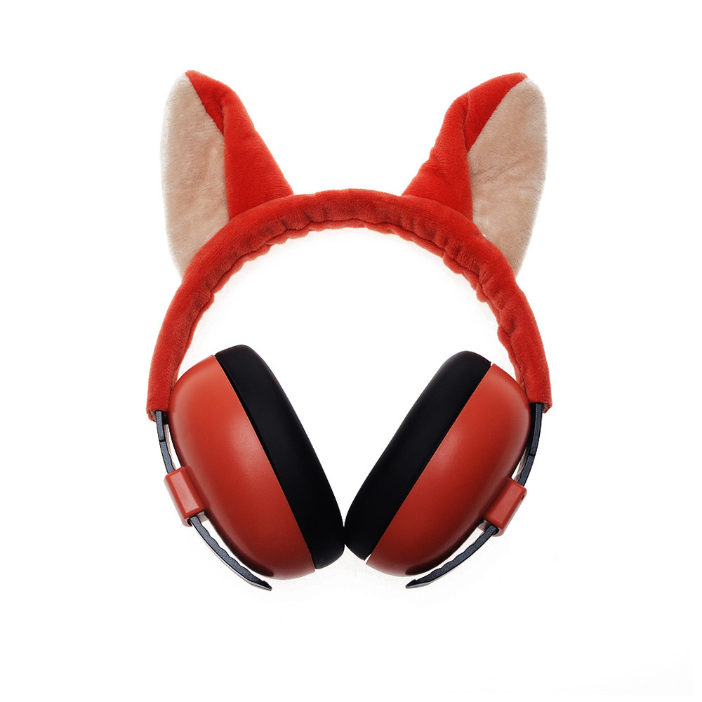 Kiddo Zoo系列青蛙狐狸长劲鹿婴儿隔音耳罩儿童宝宝防噪音耳罩