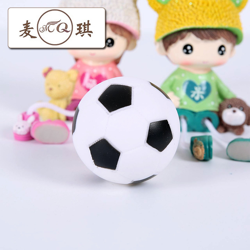 Nuevos juguetes para mascotas 6cm sonidos juguetes de fútbol para perros molares entrenamiento sonidos juguetes de mascotas