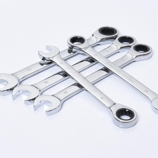 8-32MM Mirror Ratchet Dual-purpose Wrench Head Dual-purpose Ratchet Wrench 72 Teeth Auto Repair Wrench