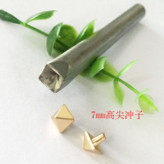 Factory square punch high float crash nail installation rod hand hammer tool rivet installation fixing point cone tool