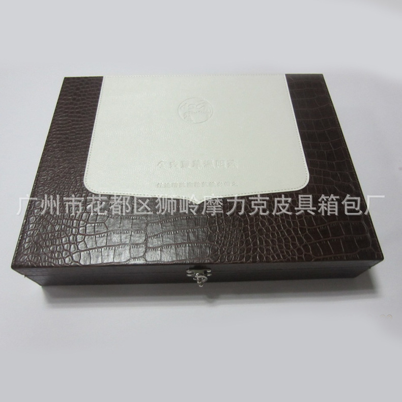 皮质礼品盒 厂家供应PU红酒盒皮质月饼包装盒 PVC皮革茶叶包装盒