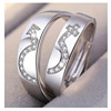 Ring for beloved, zirconium suitable for men and women, classic jewelry