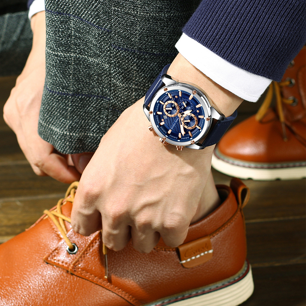 New MINI FOCUS Brand Watch Fashion Business Men's Watch Hot Selling Night Glow Waterproof Men's Watch 0161G_voghion.com