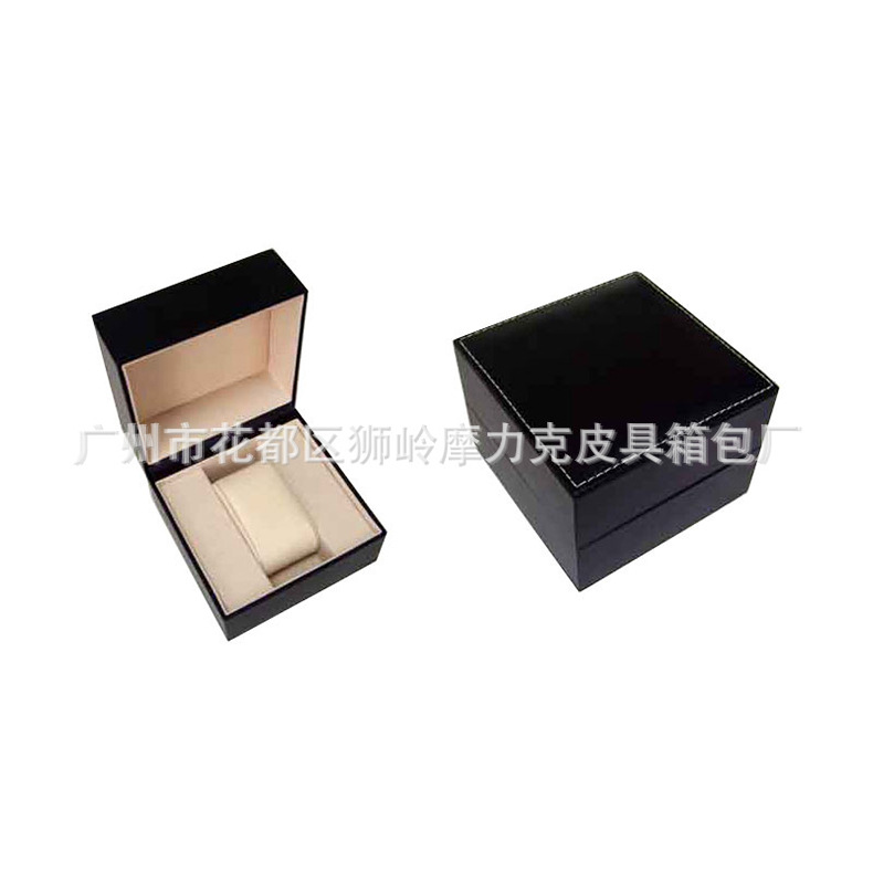 厂家供应手表包装胶盒  现货绒布表盒手表首饰品纸盒子
