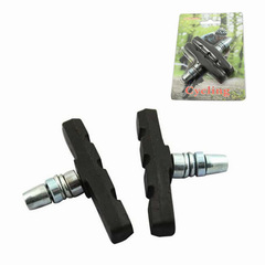 Bicycle brake pads, mountain bike brake pads—front and rear, silent V-brake pads with clamping features