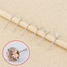 ͥ�� S925���y 3-8MM4צ�ʯ�����925���y��� diy�����Q�ʯ