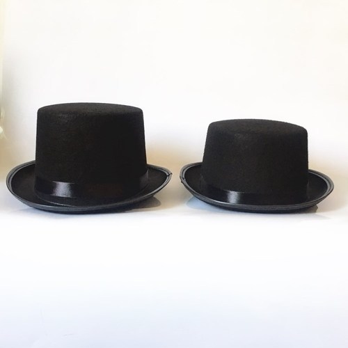 Black magician hat, magic hat, top hat, jazz hat, Halloween, manufacturer wholesale, large and small