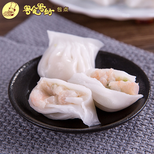 Crystal shrimp dumplings in bags, Cantonese-style morning tea, snacks, breakfast, restaurants and teahouse snacks, frozen food origin and supply