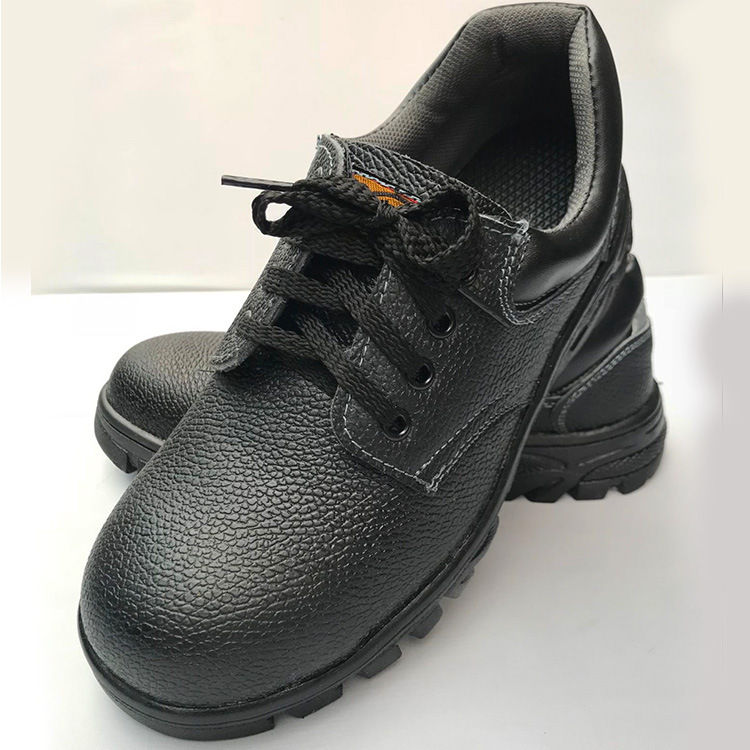 一层牛皮劳保鞋透气轻便防臭工作钢包头防砸穿安全电焊劳保鞋