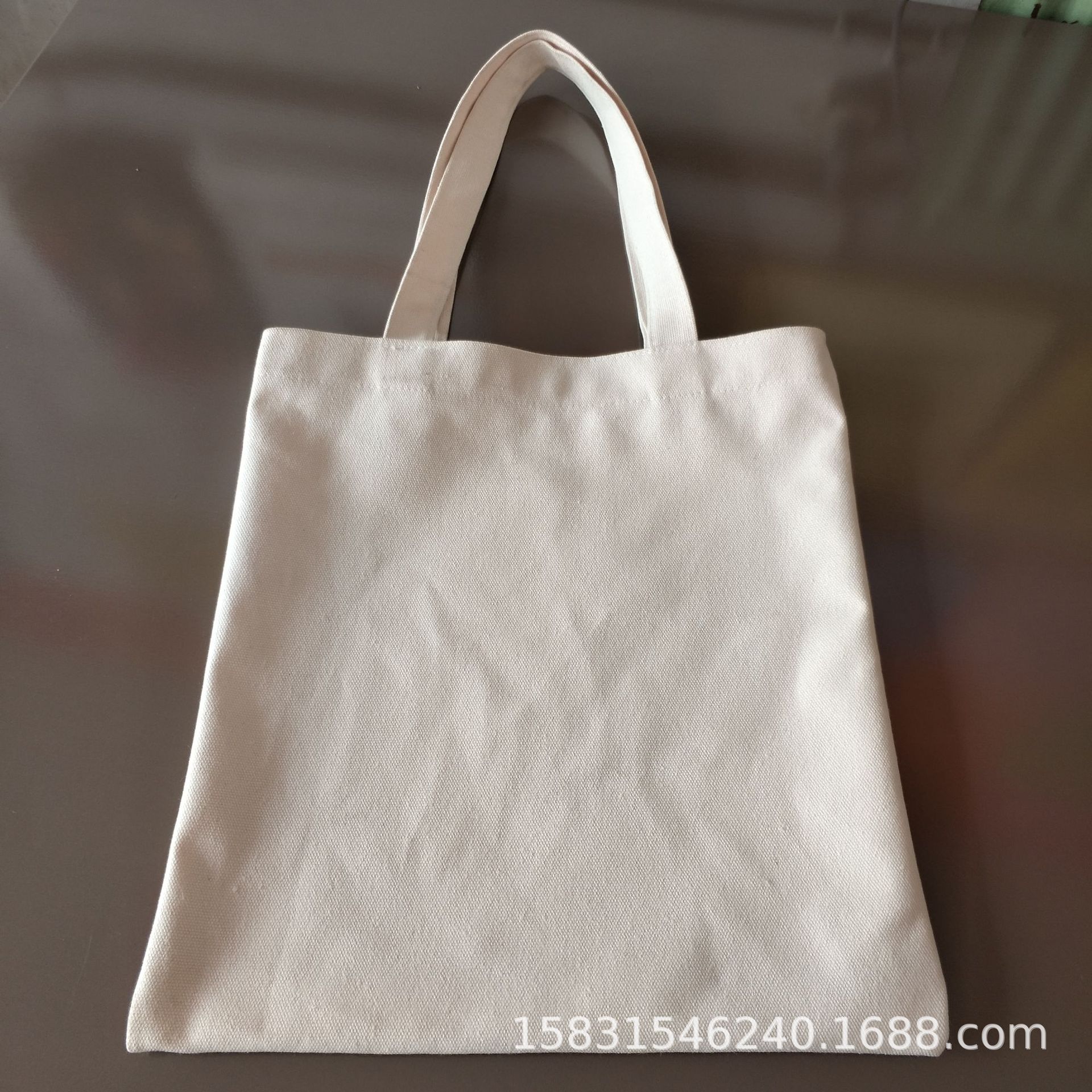 批发纯白帆布袋 棉布袋无纺布手提袋可印花广告购物袋 防尘收纳袋